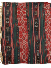 UNIQUE (collectors special) Antique Caucasian Verneh Rug 5’4” x 8’ Rugistan