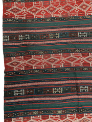 UNIQUE (collectors special) Antique Caucasian Verneh Rug 5’4” x 8’ Rugistan