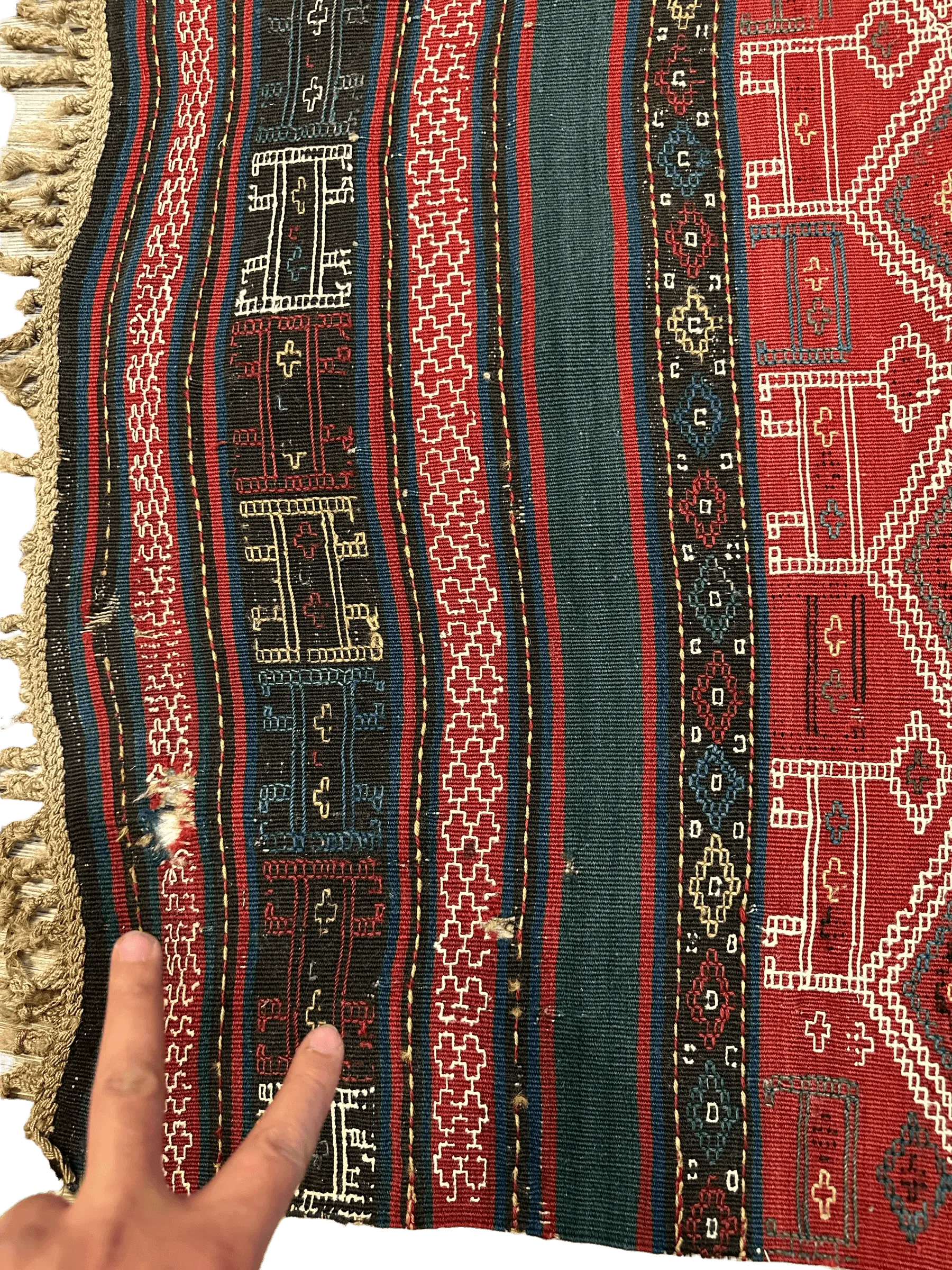 UNIQUE (collectors special) Antique Caucasian Verneh Rug 5’4” x 8’ Rugistan