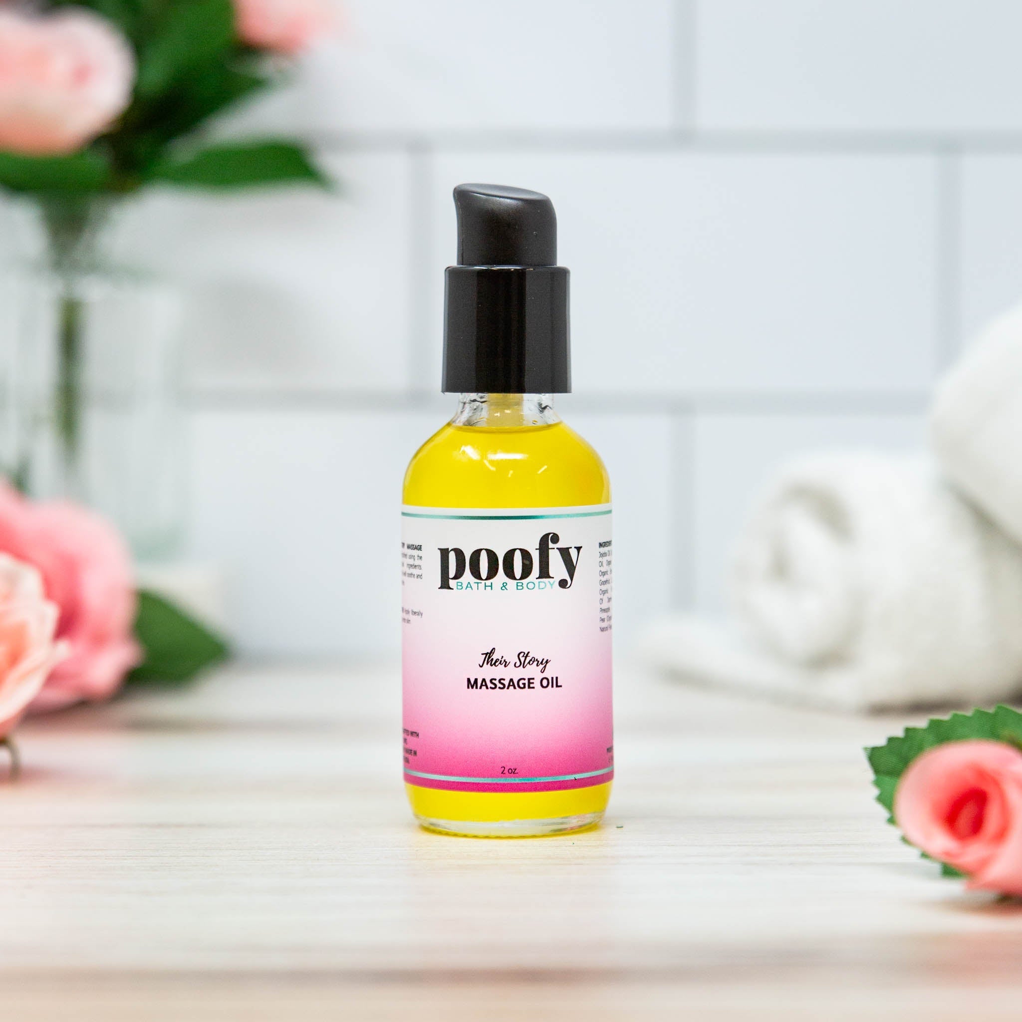 Their Story Massage Oil Poofy Organics