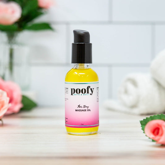 Their Story Massage Oil Poofy Organics