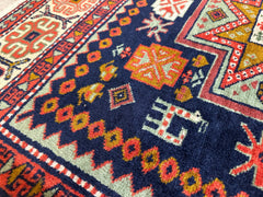 Vintage Hand-knotted Yerevan Armenian Kazak Rug 4 x 7 Rugistan