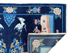 Vintage Pictorial Tibetan Rug 3’ x 5’1” Rugistan