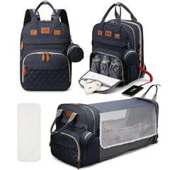 Foldable Bed Diaper Bag – Convenient & Portable