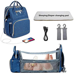 Foldable Bed Diaper Bag – Convenient & Portable