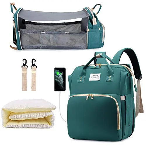 Foldable Bed Diaper Bag – Convenient & Portable
