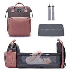 Foldable Bed Diaper Bag – Convenient & Portable