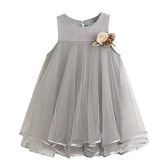 Charming Girls' Knee-Length Dress | Stylish & Comfortable