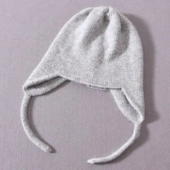 Unisex Wool Hat with Raccoon Fur Pom-Pom | Cozy & Chic