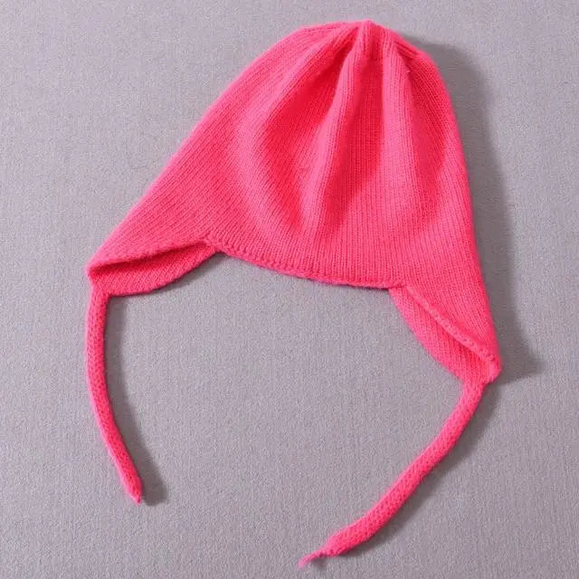 Wool Winter Hat with Raccoon Fur Pom-Pom | Unisex & Cozy