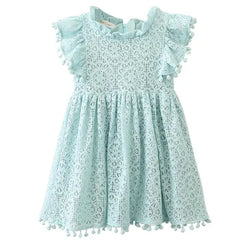 Charming Girls' Knee-Length Dress | Stylish & Comfortable