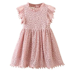 Charming Girls' Knee-Length Dress | Stylish & Comfortable