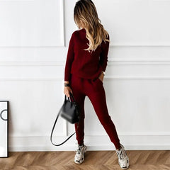 Women's Knitted Tracksuit | Cozy & Stylish Loungewear
