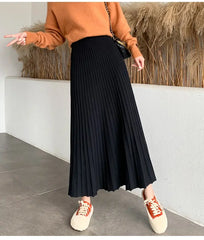 Women's A-Line Knitted Skirt - Family Shopolf