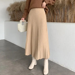 Women's A-Line Knitted Skirt | Stylish - Family Shopolf