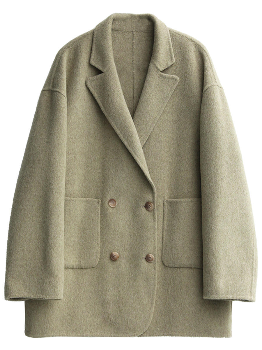 Women's Wool Double-sided Coat