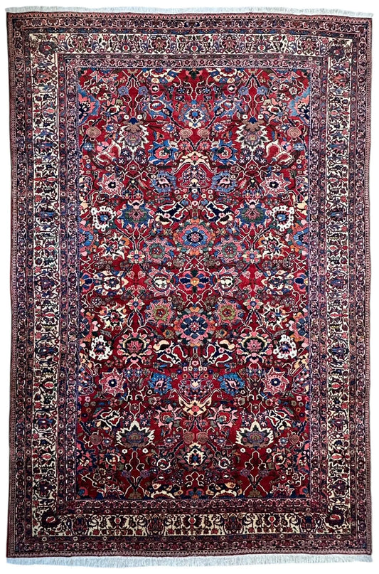 Antique Persian Bakhtiari Rug – Timeless Masterpiece 8'6" x 13'2" Rugistan