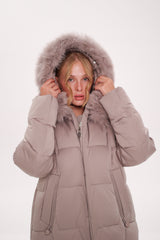 Genuine Polar Fox Insulated Coat