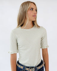Mini Ruffle Tee Downeast