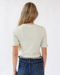 Mini Ruffle Tee Downeast