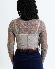 Floral Lace Layering Top