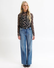 Floral Lace Layering Top