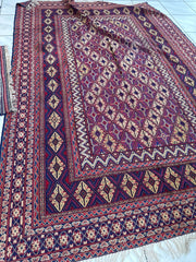 Hand-knotted Afghani Meshwani Wool Area Rug 7’ x 10’ Rugistan