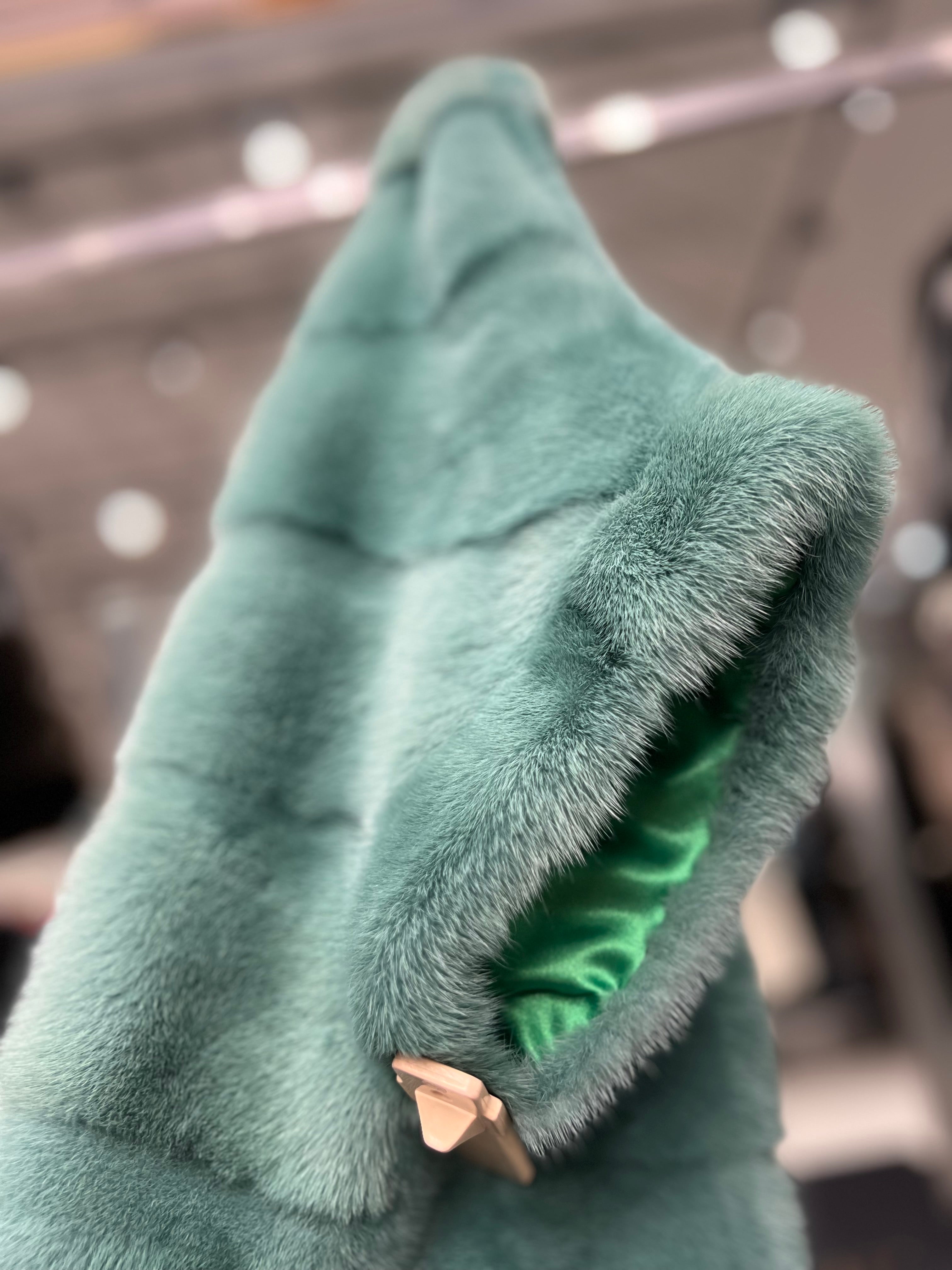 Genuine Scandinavian Mink Fur Poncho Alaska® Outerwear Company