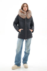 Genuine Silver Fox Fur Down Insulated Parka Alaska® Outerwear Company