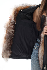 Genuine Silver Fox Fur Down Insulated Parka Alaska® Outerwear Company