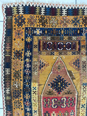 Antique Anatolian Wool Prayer Rug 4’ x 6’6” Rugistan