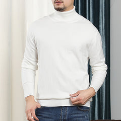 Men's Loose Knit Long Sleeve Solid Sweater