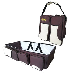 Portable Baby Bed | Folding Mommy Bag | Travel Essential