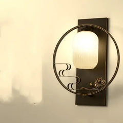 Minimalist Chinese Style Wall Hanging Lamp – Elegant Lighting