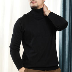 Men's Loose Knit Long Sleeve Solid Sweater