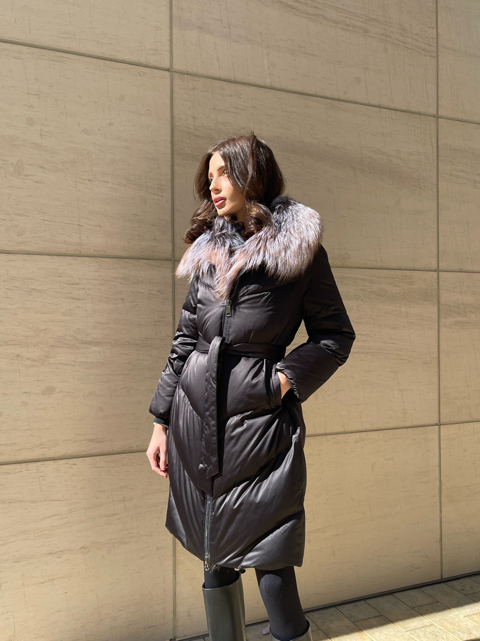 Léa Genuine Silver Fox Down Fill Puff Parka Alaska® Outerwear Company
