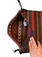 1900s Antique Persian Qashqayi Bag Face - 16" X 17" Rugistan