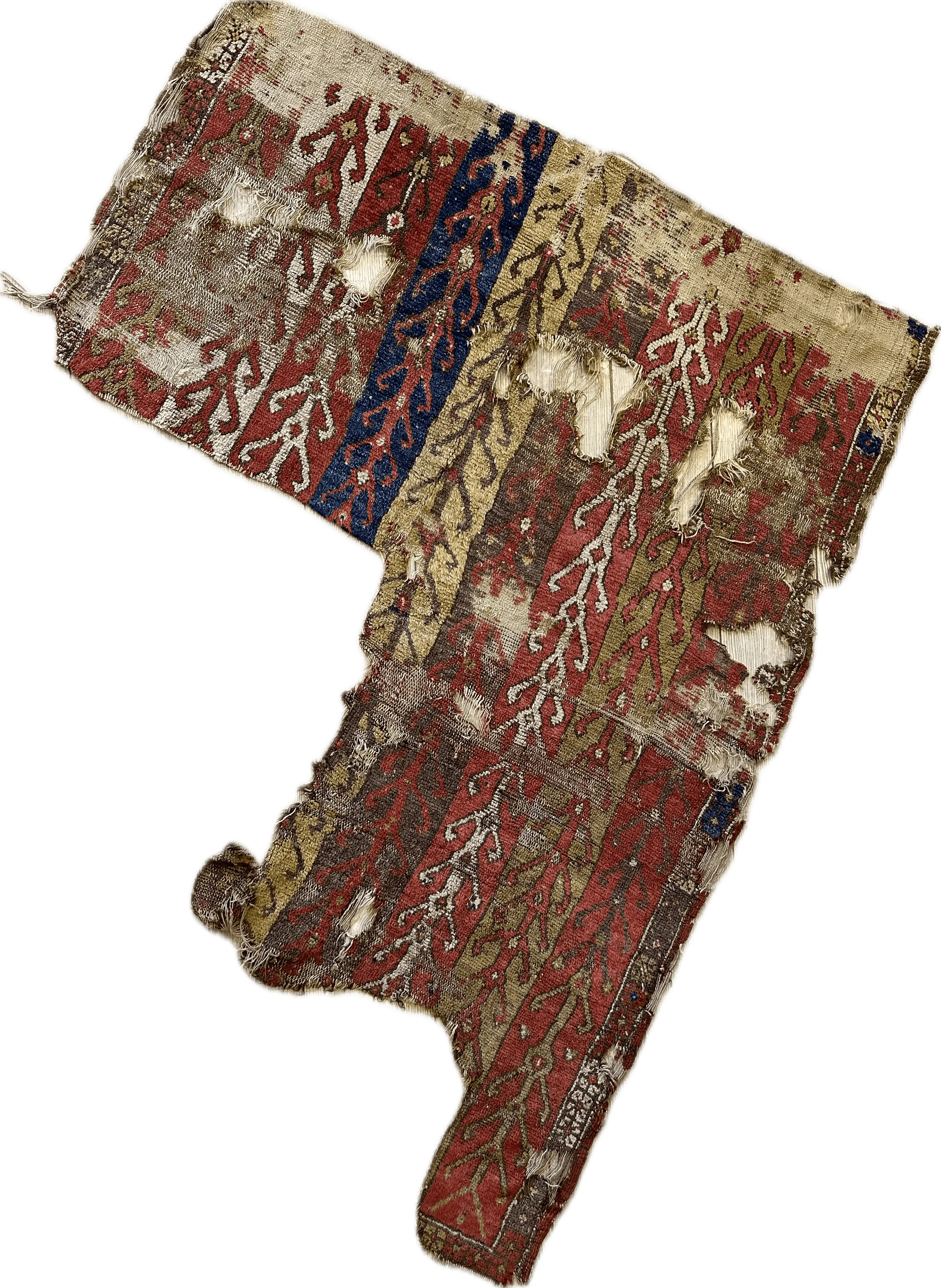 Antique 19th Century Rug Frament Rugistan