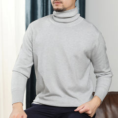 Men's Loose Knit Long Sleeve Solid Sweater