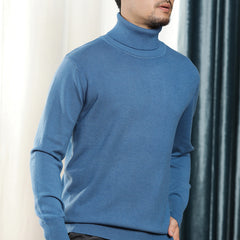 Men's Loose Knit Long Sleeve Solid Sweater