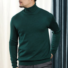 Men's Loose Knit Long Sleeve Solid Sweater