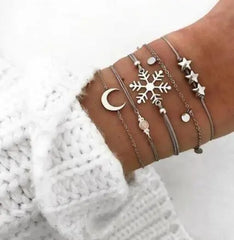 Bead Chain Bracelet Set Anklet Family Shopolf