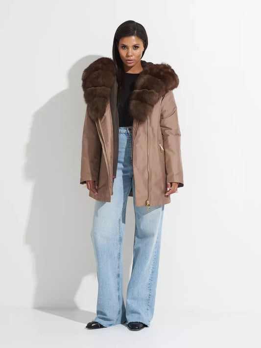 Genuine Polar Fox Fur Trim Rabbit Fur Insulated Parka Alaska® Outerwear Company