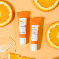 Moisturizing kit for combined facial care with vitamin C