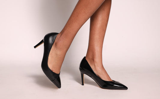 Michelle Pumps Black Vaila Shoes