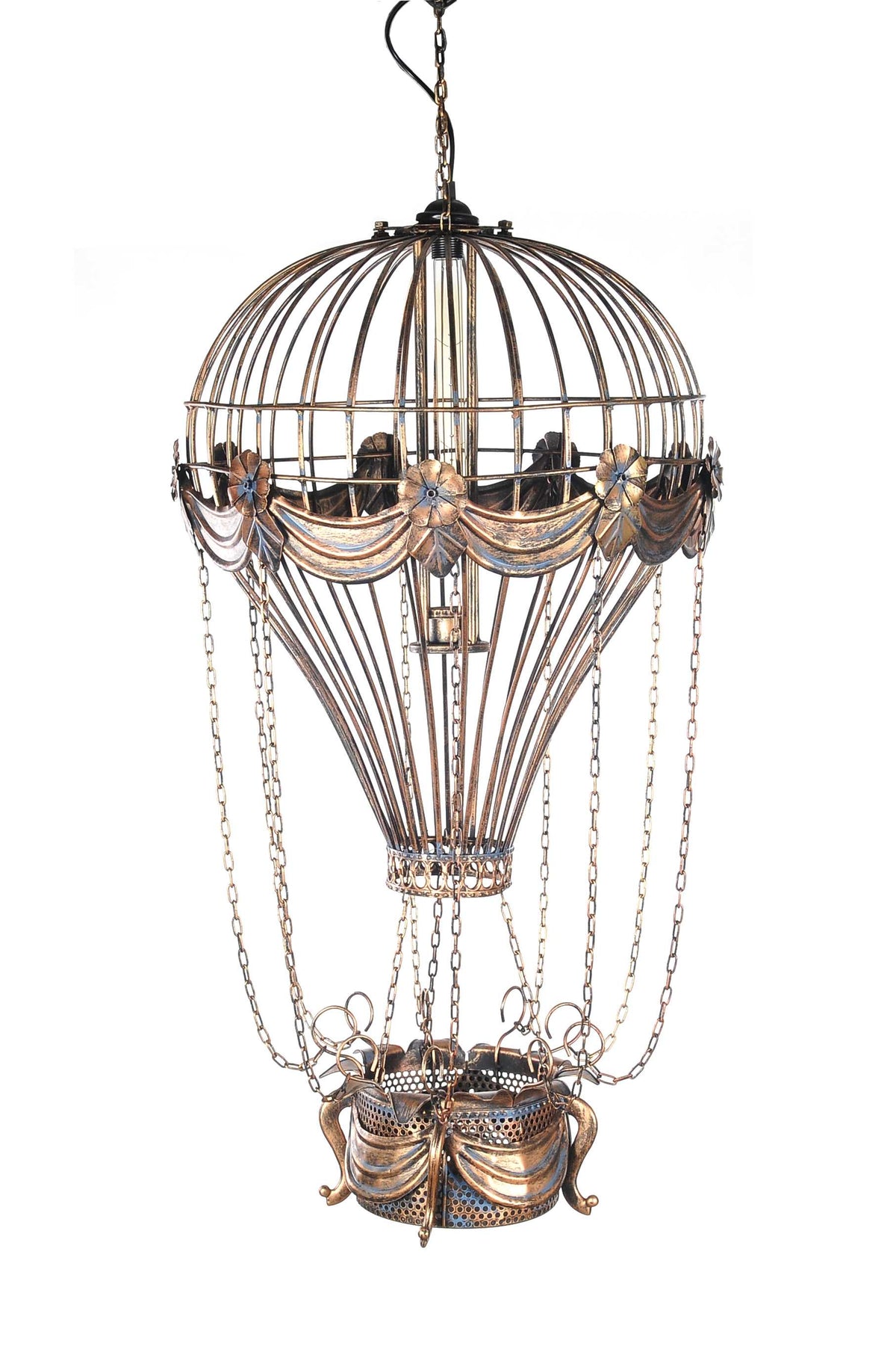 Vintage Hot Air Balloon Pendant