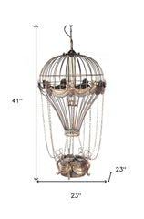 Vintage Hot Air Balloon Pendant HomeRoots