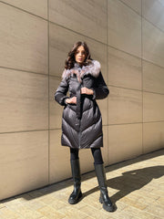 Léa Genuine Silver Fox Down Fill Puff Parka Alaska® Outerwear Company
