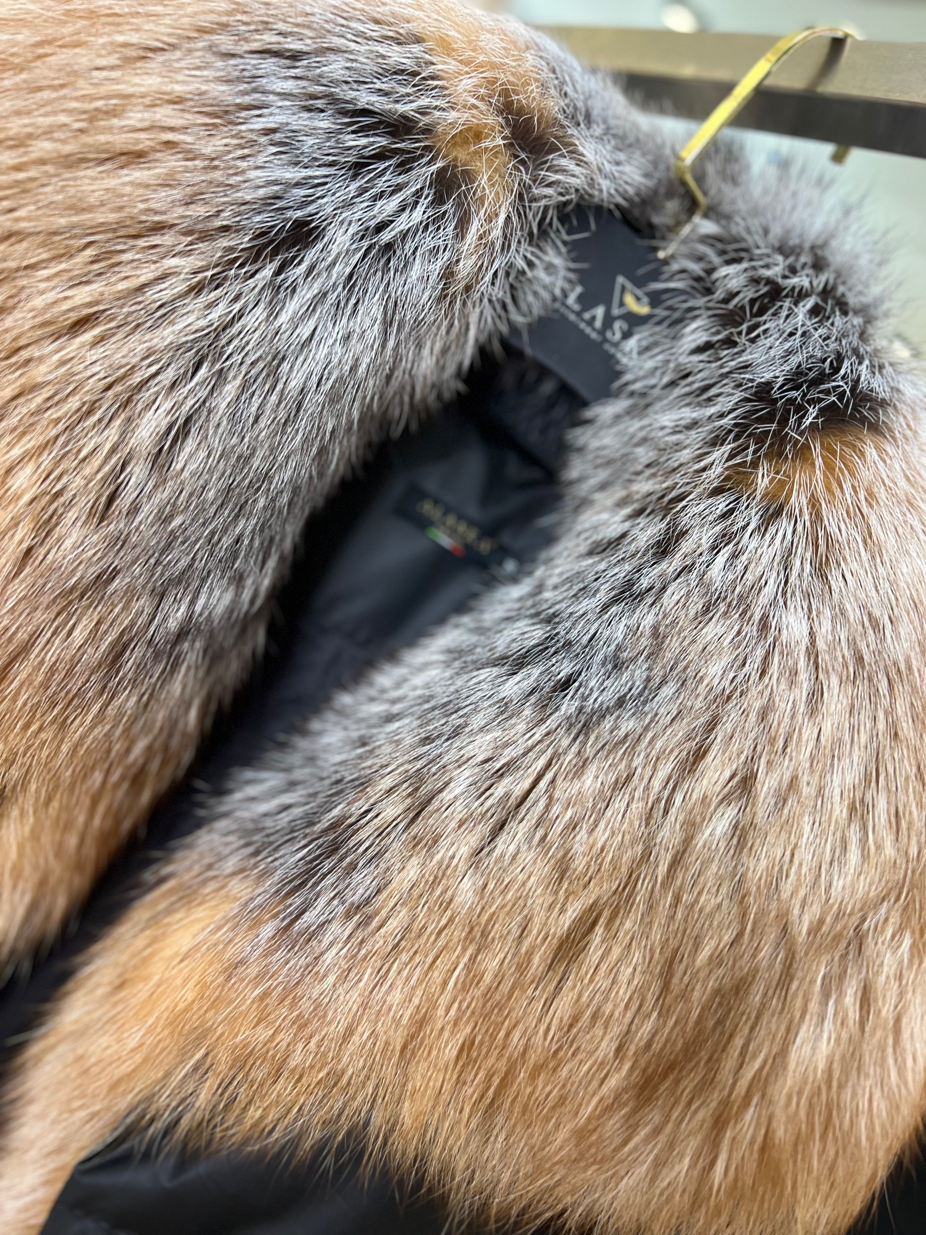 Genuine Silver Fox Fur Down Fill Parka Alaska® Outerwear Company