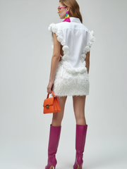 3D Flower Splicing Shirt, MoMA | Women - BYMANYC ® New York